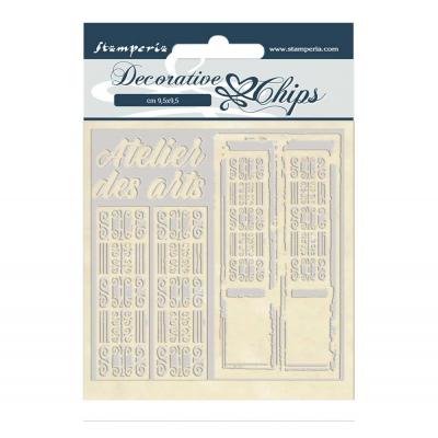 Stamperia Decorative Chips - Door